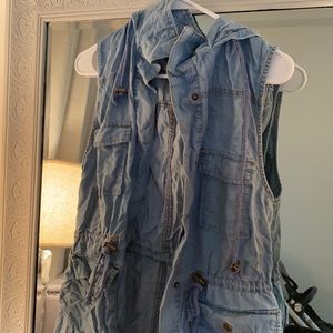 Love tree jean vest